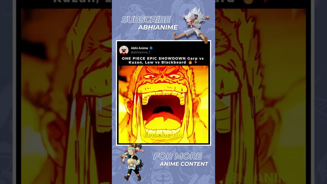 One Piece Epic Moments Garp Vs Kuzan and Law Vs Blackbeard 🐒👊