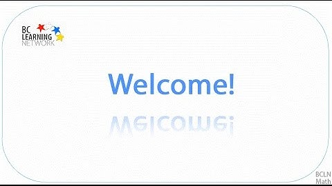 WCLN - Course Intro Math