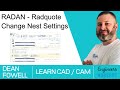 RADQUOTE 003 - Change Nest Settings