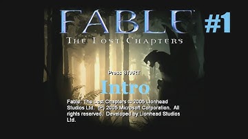 Fable The Lost Chapters Intro