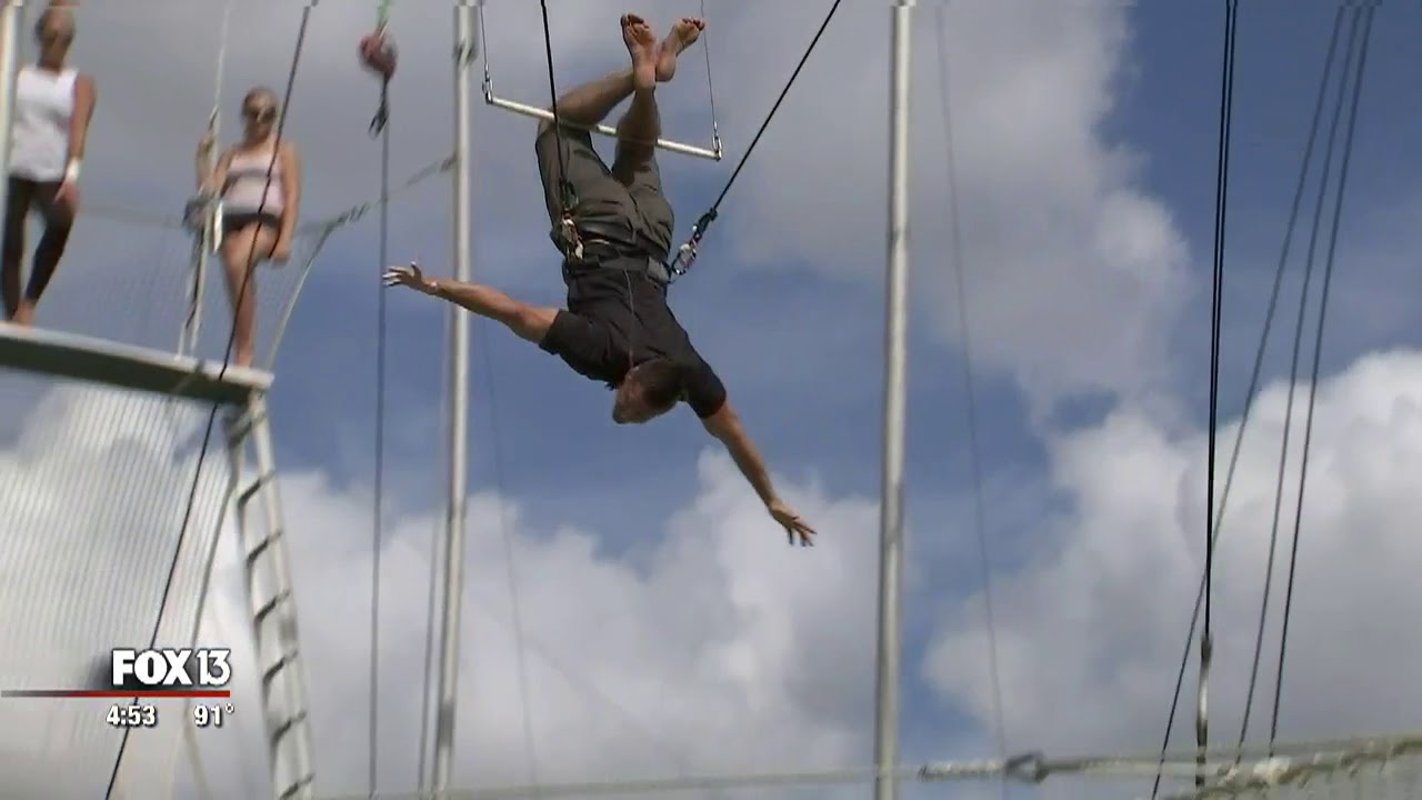 casciolini panis angelicus FOX 13's Josh Cascio braves the flying trapeze