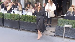 Exclusive Eva Longoria Goes To Avenue Restaurant In Paris