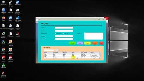 Aplikasi Pengolahan Data Barang Inventaris - Java Netbeans