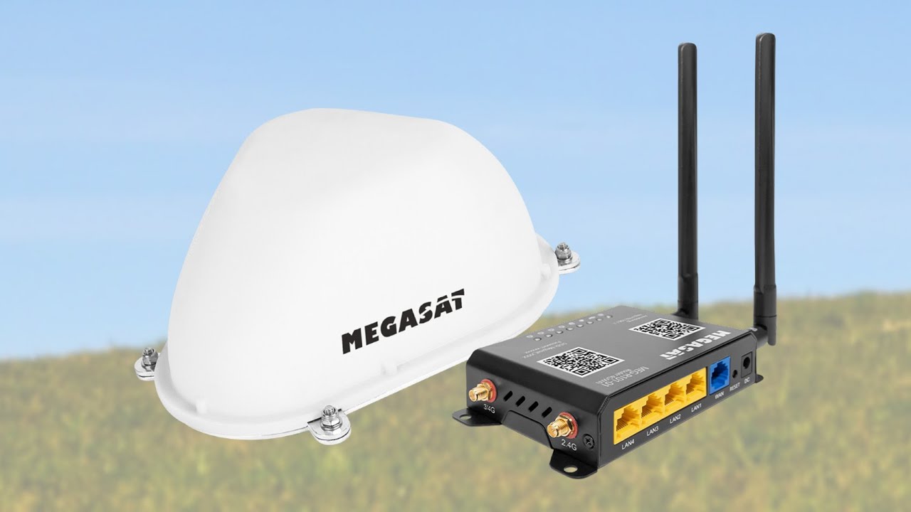 Megasat Camper Connected LTE WiFi System Antenna Router