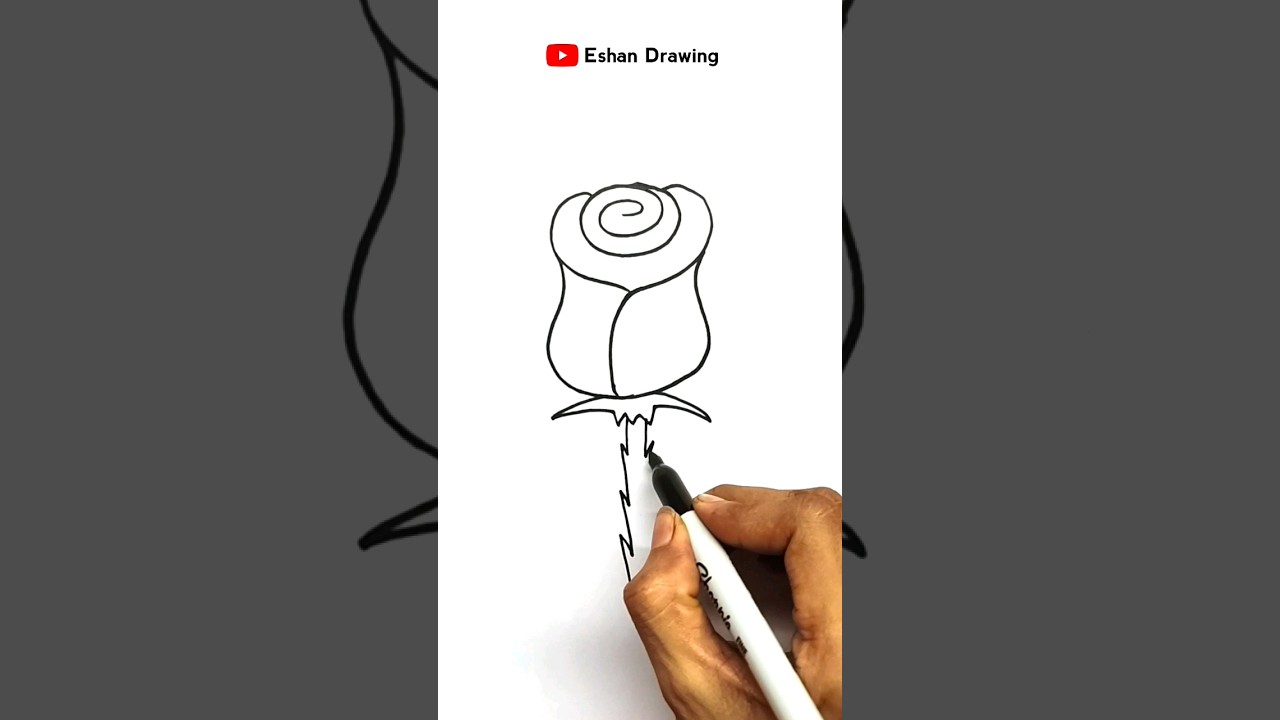 How to Draw a Rose - Easy Printable Tutorial For Kids | Kids Activities Blog