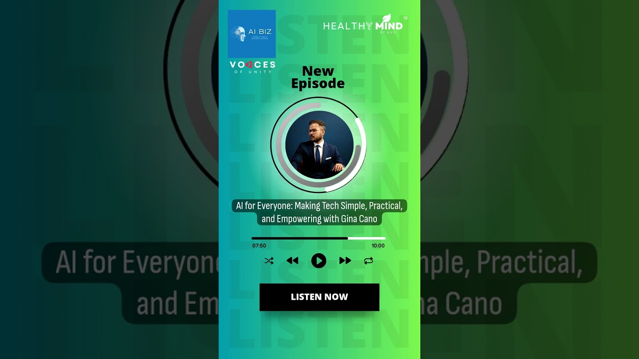 AI for Everyone: Making Tech Simple, Practical, and Empowering with Gina Cano | AIBiZ