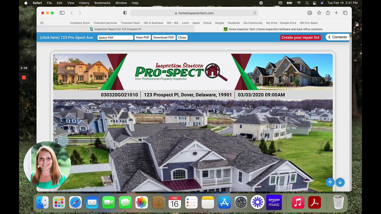 Home Inspection Reporting Software with Photo & Video!