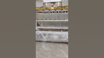 High efficiency PLC control metal sheet stone palletizing auto vacuum slab lifter