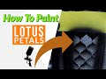 How to Paint Lotus Petal Panel Graphics