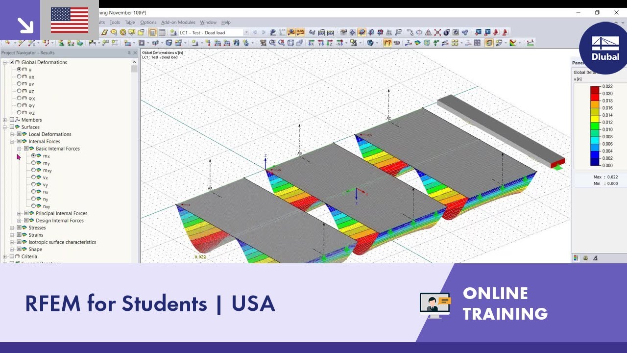 Online Training | RFEM for Students | USA | Nov 10, 2020