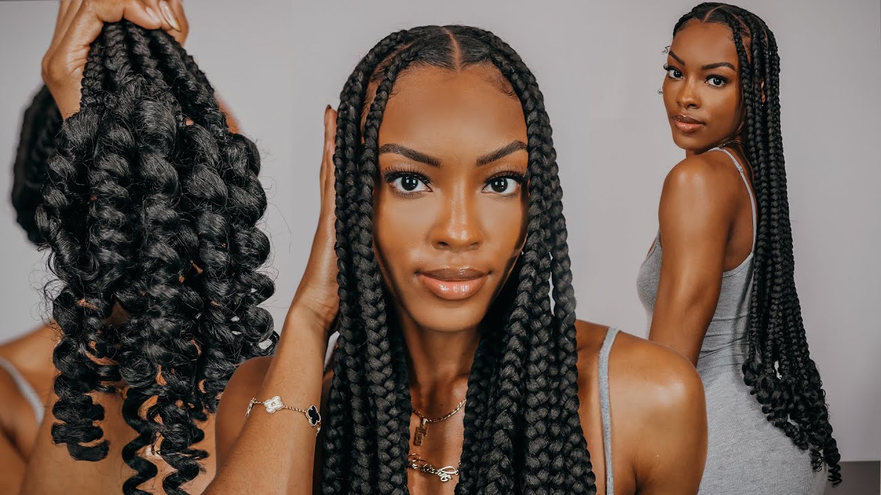  How To Do Knotless Braids on Yourself | Step-By-Step Tutorial - YouTube