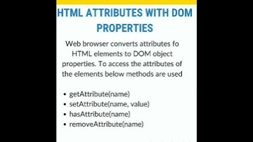 HTML Attributes with DOM | javascript tutorial #shorts #html #javascript
