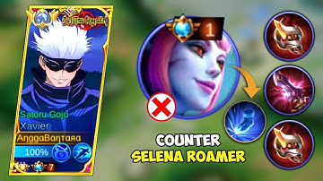 XAVIER BEST BUILD COUNTER SELENA ROAMER IN SOLO RANKED | XAVIER USER MUST TRY THIS ONE HIT BUILD!!