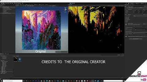 Color correcting an image in unity using the dot product #shorts