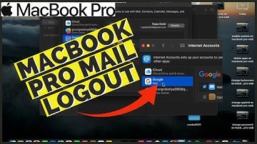 How to Logout of Mail In MacBook Pro 2024?