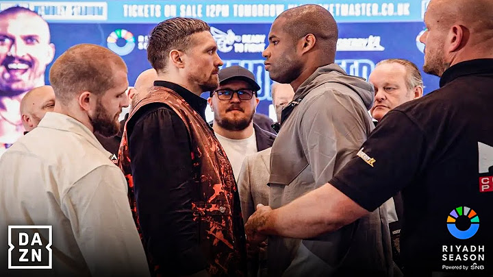 JUST NOW: Oleksandr Usyk And Daniel Dubois Clash in Fiery Face-Off GONE WRONG!