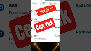 Pembagian Dividen Saham Bibit Bulan Januari