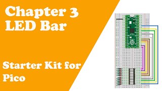 Chapter 3 LED Bar - Starter Kit for Raspberry Pi Pico