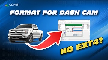 🚗Hoe formatteer je Ext4 voor een rijrecorder/dashcam?