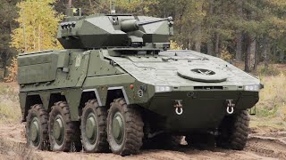 EXCLUSIVE! Lithuanian Army Vilkas (Boxer) IFV in Action • Demonstration