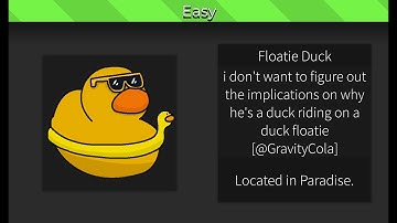 How to get Floatie Duck (FTD)