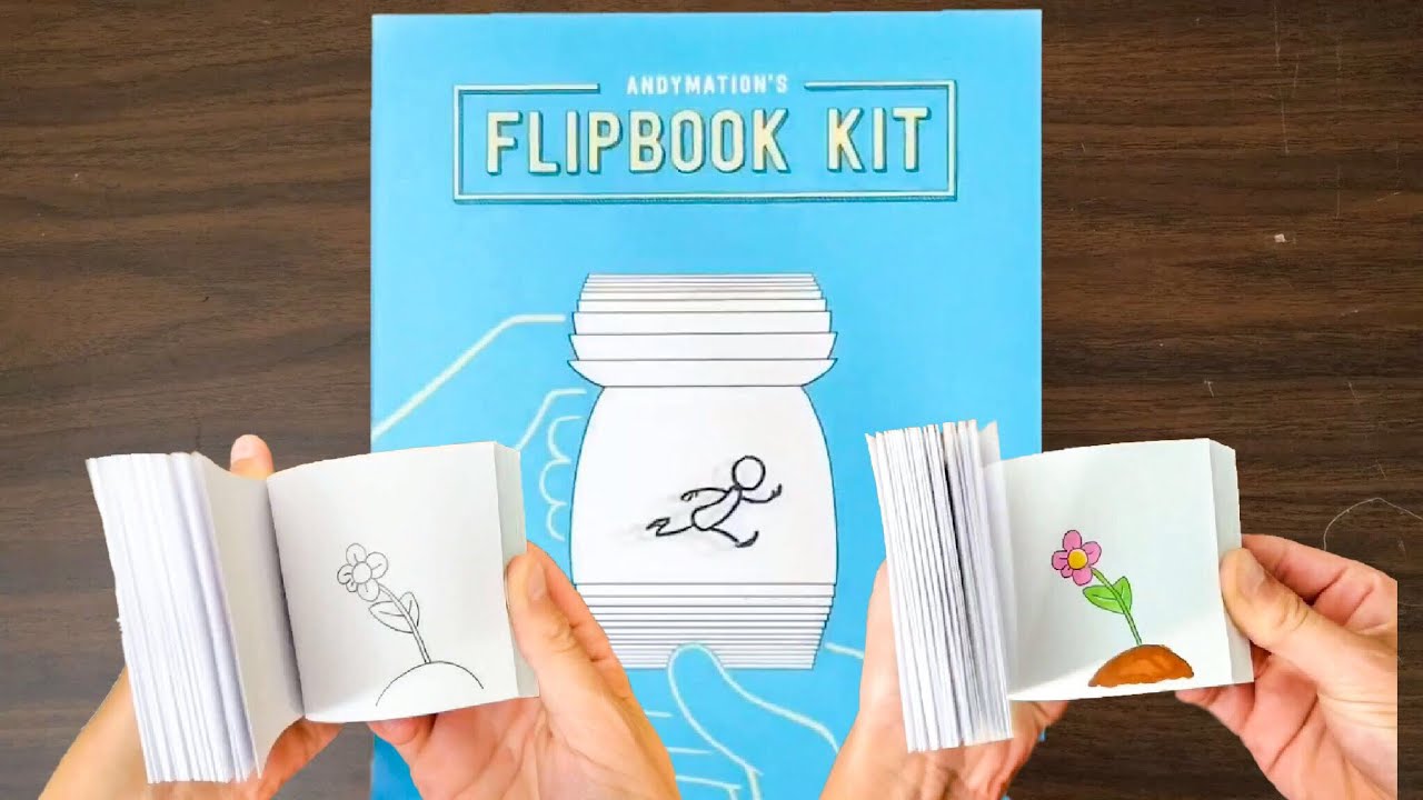 ANDYMATION'S FLIPBOOK KIT Review and MAKING A FLIPBOOK