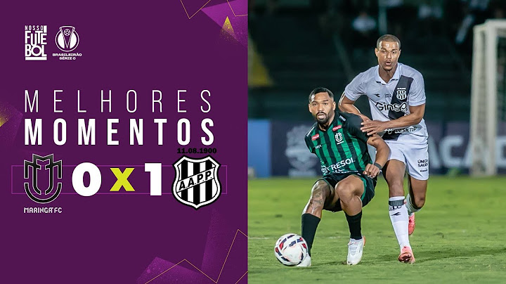 A PONTE VAI DORMIR NA LIDERANÇA - Maringá 0 x 1 Ponte Preta - Melhores Momentos Série C