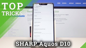 TOP TRICKS SHARP Aquos D10 - Super Features / Cool Options
