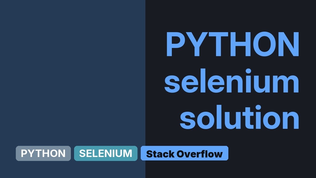 Getting events from an element with Selenium - YouTube