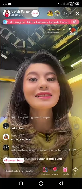 utrich farzah live di #tiktok #shorts