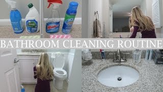 My Bathroom Cleaning Routine | Clean With Me | Erica Lee