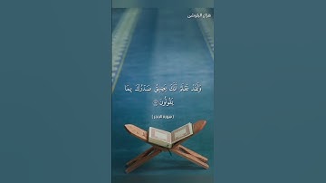 {ولقد نعلم أنك يضيق صدرك بما يقولون ...} بصوت القارئ هزاع البلوشى #قرآن #هزاع_البلوشي #سورة_الحجر