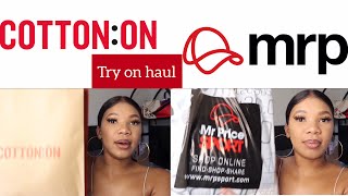 COTTON -ON AND MR PRICE HAUL + TRY-ON |FINDING MY PERSONAL STYLE |SOUTH AFRICAN YOUTUBERS
