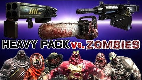 Dead Trigger 2 Chainsaw Rocket Launcher Type92 (HEAVY PACK) vs. Zombies HD