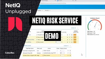 NetIQ Risk Service - Demo