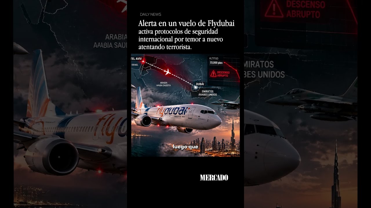 Alerta en un vuelo activa protocolos de seguridad internacional por temor a nuevo atentado