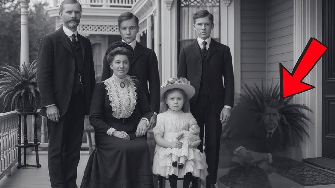 A family photo from 1904 looks normal - Until you notice the man in the  shadows - YouTube