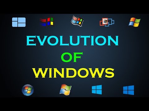 Evolution of microsoft windows|| windows Versions 1.0 to 10 (1985-2018)