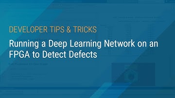 Running a Deep Learning Network on an FPGA to Detect Defects