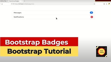 How To Make Bootstrap Badges - Bootstrap Tutorial
