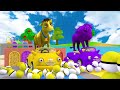 Long Slide Game With Cow Elephant Gorilla Hippopotamus Tiger 3d Animal Game Funny arh 63
