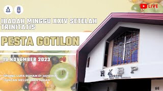 [LIVE] IBADAH MINGGU XXIV SETELAH TRINITATIS & ACARA PESTA GOTILON - HKBP BANDUNG