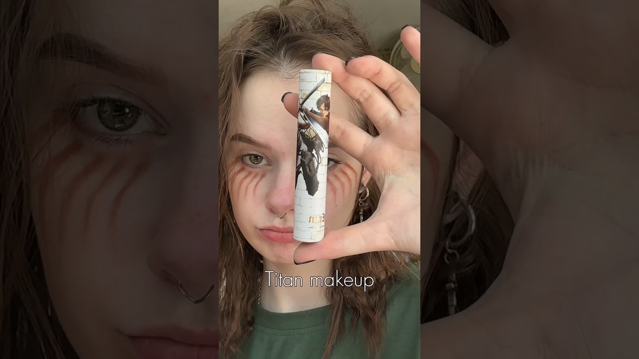Titan makeup with Attack on Titan makeup