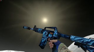 M4A1-S Nightmare + 4x Tornado Chaos Foil Stickers | CS Stickers Combo