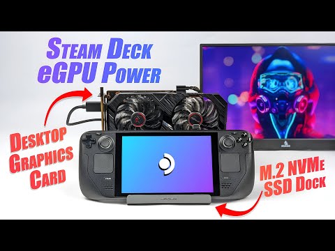 We Added An eGPU To The Steam Deck! Faster Graphics For The Deck! Hands-On Testing