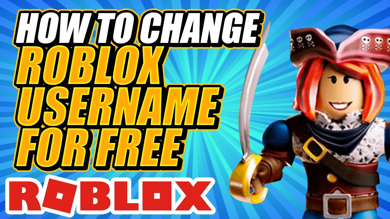 How To Change Your Username For FREE On Roblox! - YouTube