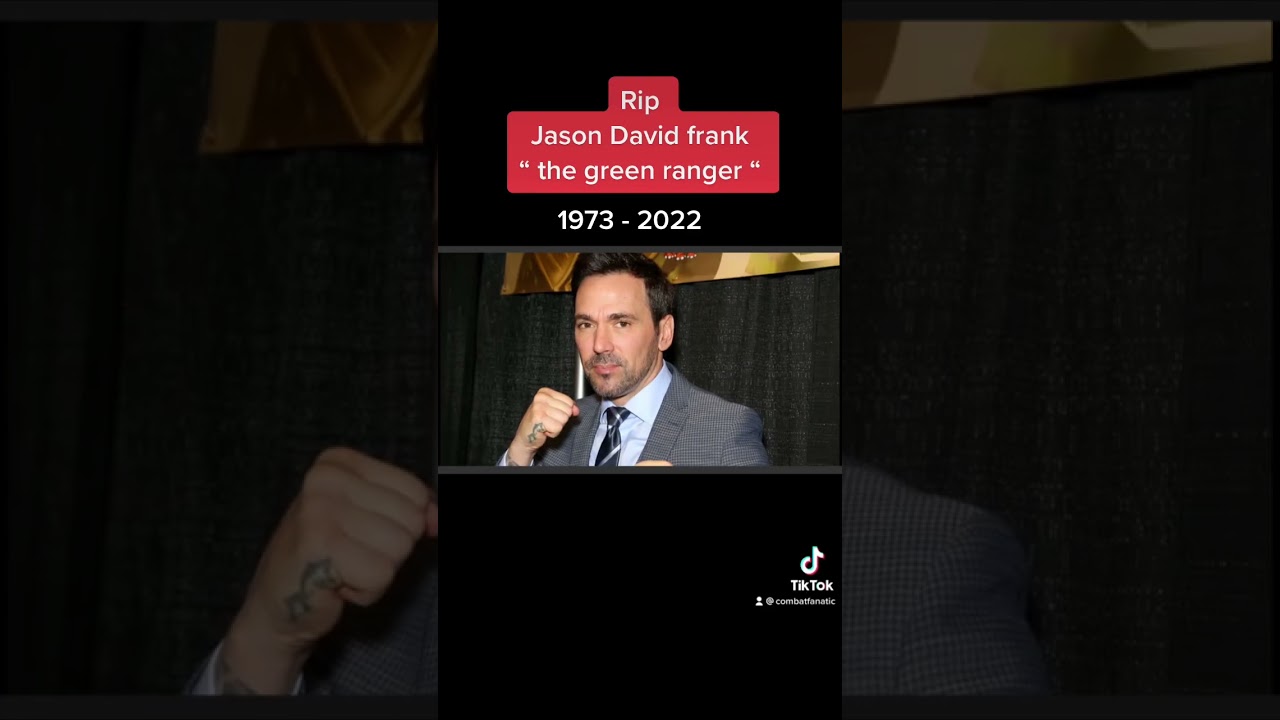 Rip Jason David frank the original green ranger 1973 - 2022