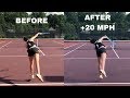 This will TRANSFORM YOUR SERVE and add up to 20 MPH to it! Serve technique lesson
