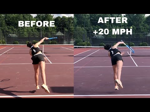 This will TRANSFORM YOUR SERVE and add up to 20 MPH to it! Serve technique lesson