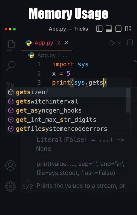 🔴 Check The Memory Usage in Python - YouTube